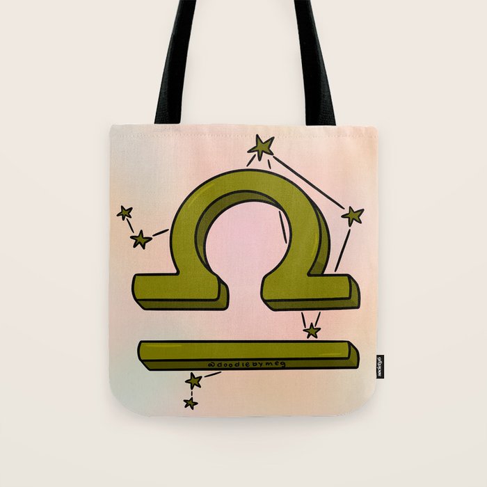 Libra Symbol Tote Bag Gallery Image 1