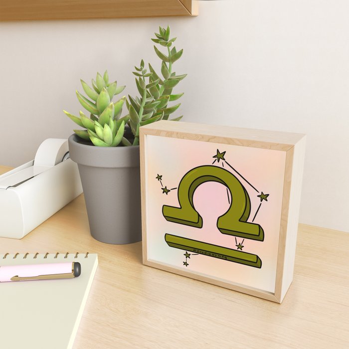 Libra Symbol Mini Art Print Gallery Image 2