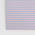 Ultra Fine Stripes Light Blue and Baby Pink Pattern Poster Gallery Image 3