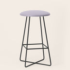Ultra Fine Stripes Light Blue and Baby Pink Pattern Stool Gallery Image 1