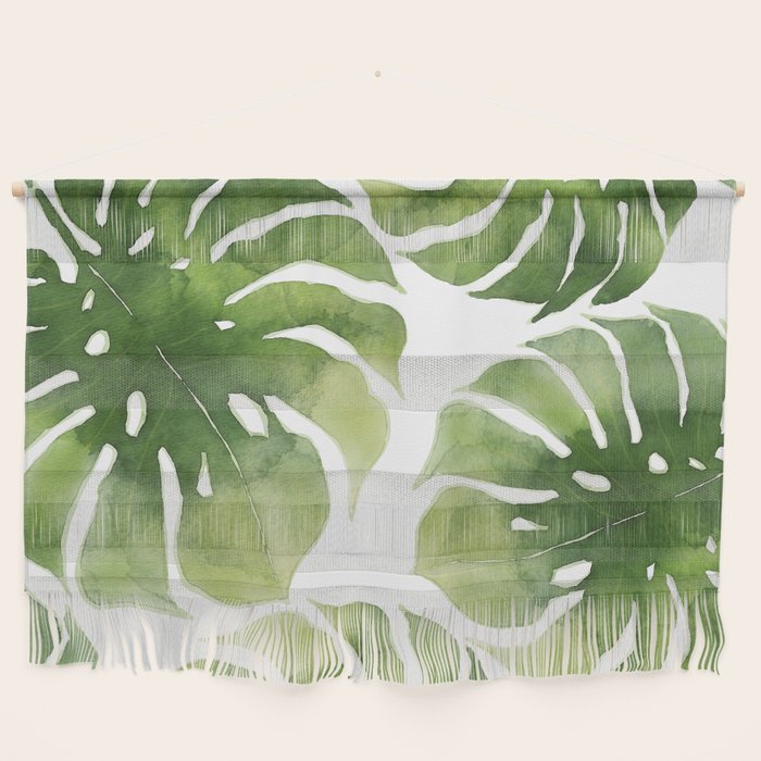 Monstera watercolor I Wall Hanging Gallery Image 1