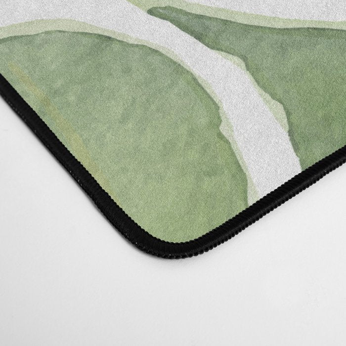 Monstera watercolor I Desk Mat Gallery Image 4