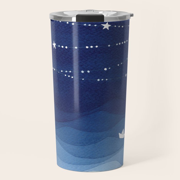 Garland of Stars IV, night sky Travel Mug Gallery Image 1