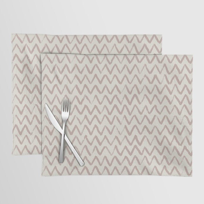 Simple Hand Drawn Pattern #4 Placemat Gallery Image 1