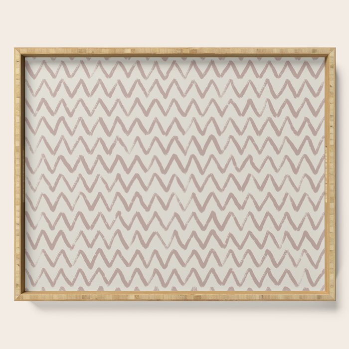 Simple Hand Drawn Pattern #4 Serving Tray Gallery Image 1