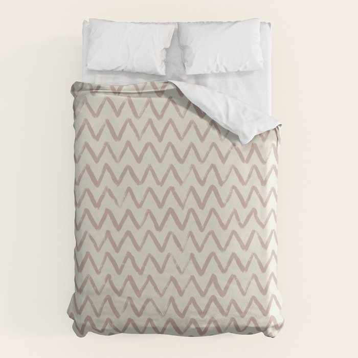 Simple Hand Drawn Pattern #4 Duvet Cover Gallery Image 1