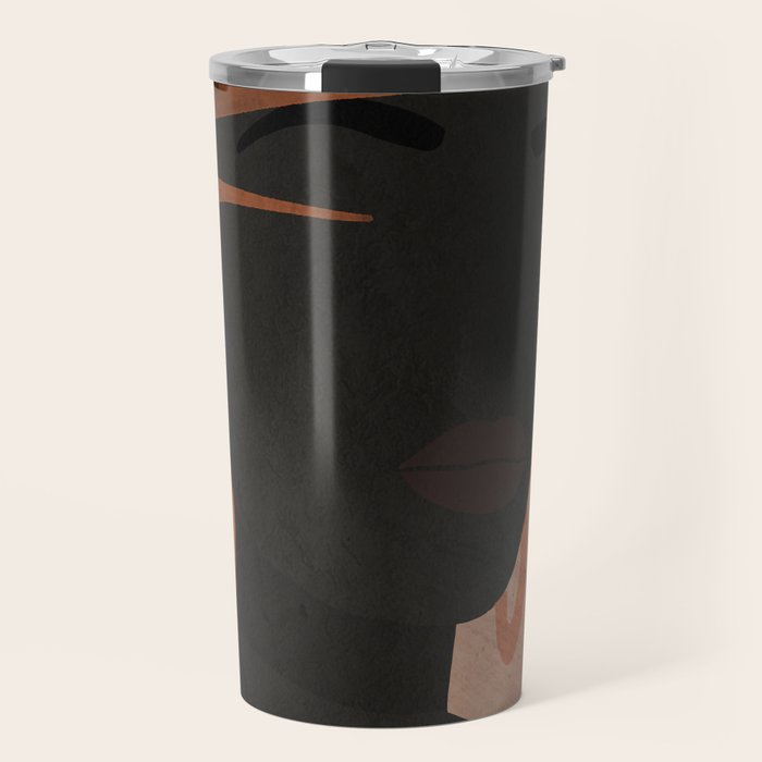 Tropical Girl 27 Travel Mug Gallery Image 1