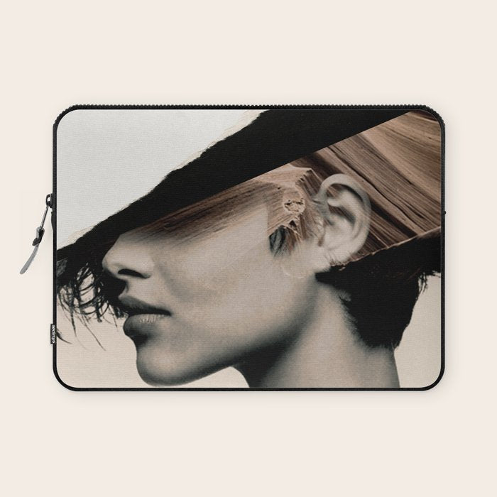 woman / collage portrait Laptop Sleeve Gallery Image 1