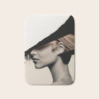 woman / collage portrait Bath Mat Gallery Image 1