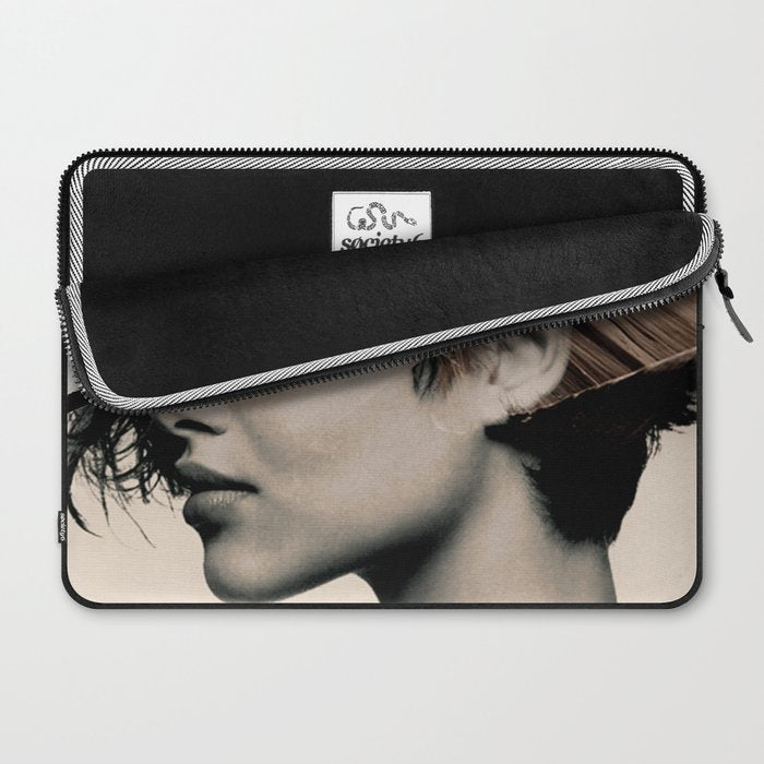 woman / collage portrait Laptop Sleeve Gallery Image 2