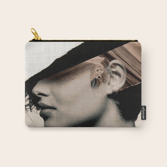 woman / collage portrait Carry All Pouch Gallery Image 1