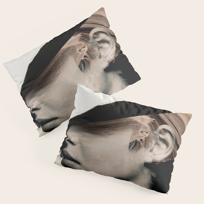 woman / collage portrait Pillow Sham Gallery Image 3