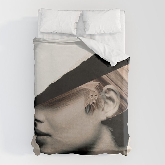 woman / collage portrait Duvet Cover Gallery Image 6