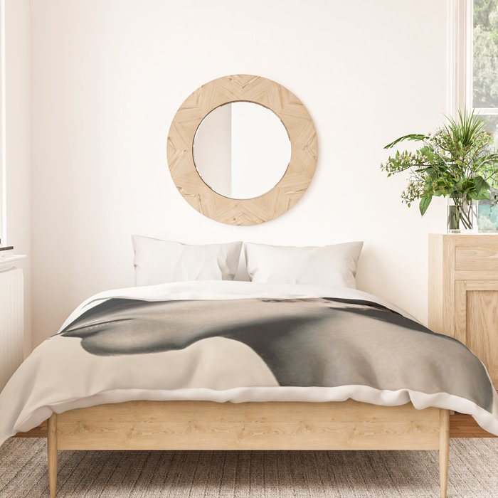 woman / collage portrait Duvet Cover Gallery Image 3