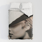 woman / collage portrait Comforter Gallery Image 6