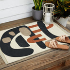 Abstract Colorful Setting 14 Outdoor Rug Gallery Image 2