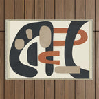 Abstract Colorful Setting 14 Outdoor Rug Gallery Image 1