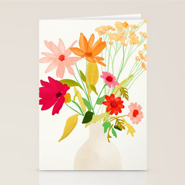 Bouquet of Flowers 3 Stationery Card Gallery Image 2