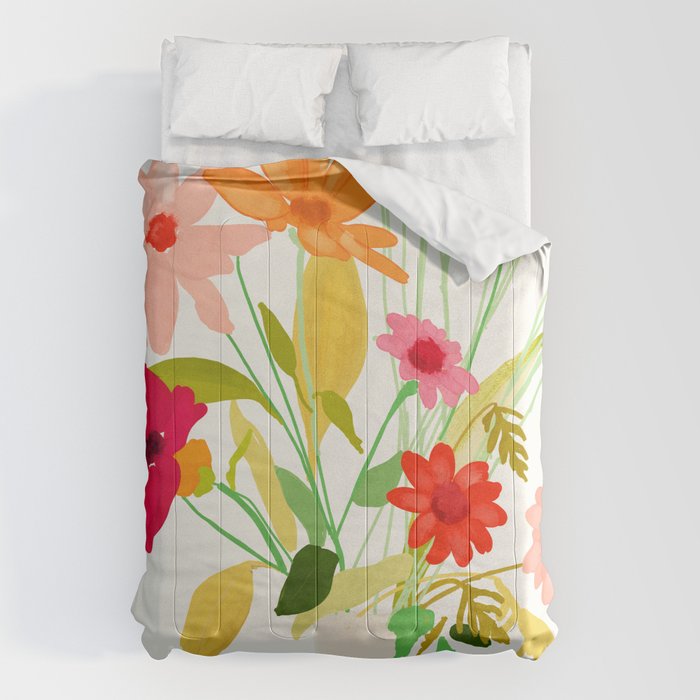 Bouquet of Flowers 3 Comforter Gallery Image 1