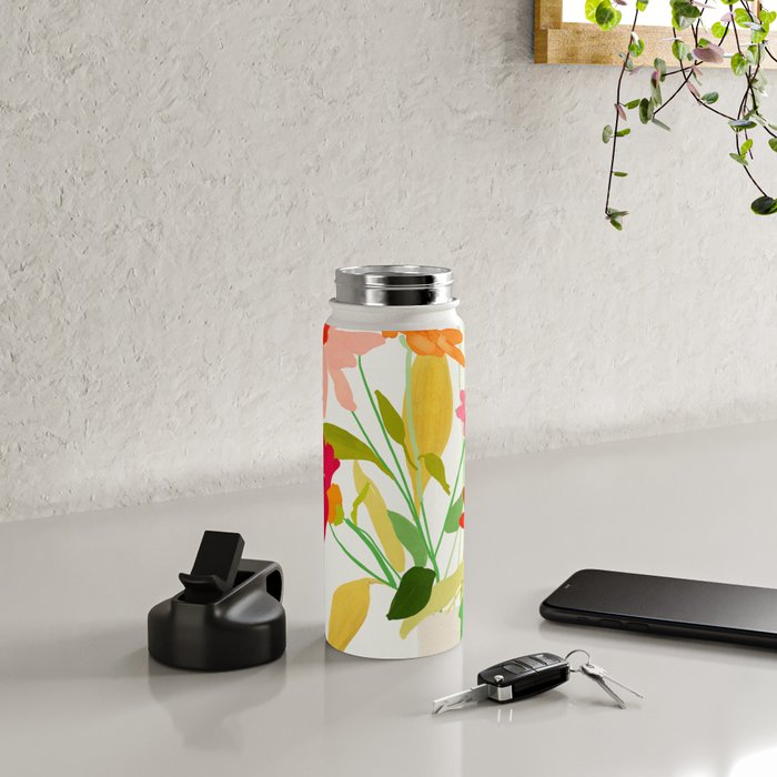 Bouquet of Flowers 3 Water Bottle Gallery Image 4