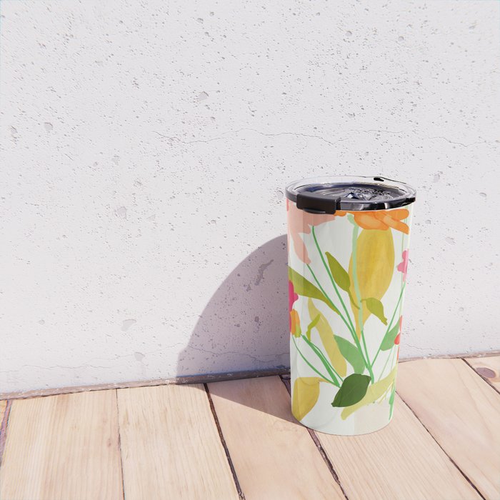 Bouquet of Flowers 3 Travel Mug Gallery Image 4