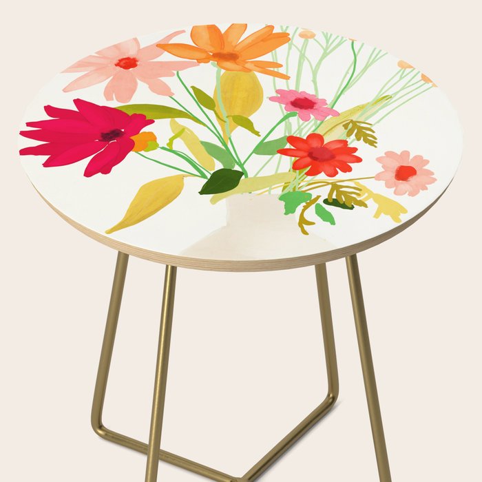 Bouquet of Flowers 3 Side Table Gallery Image 2
