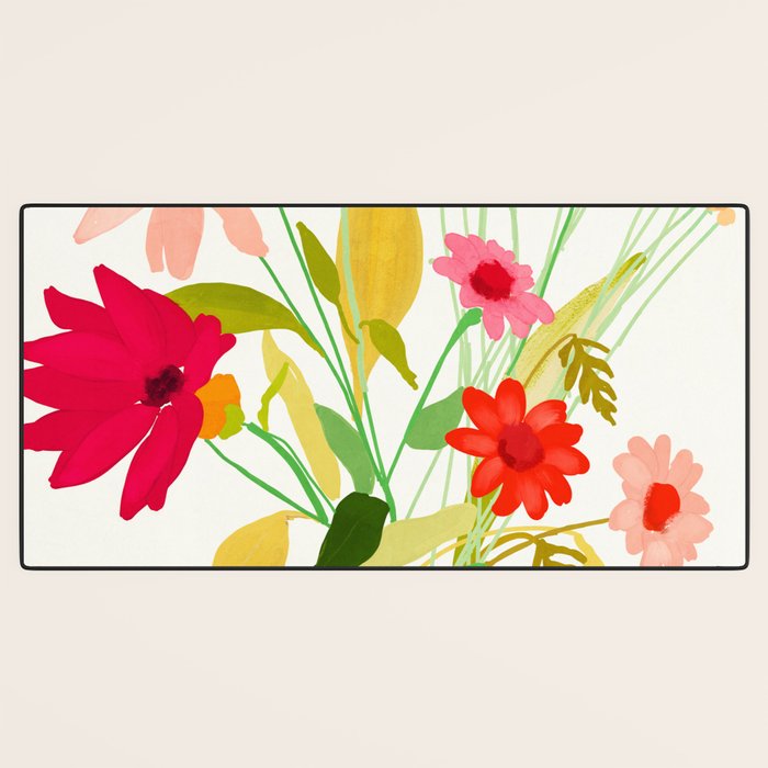 Bouquet of Flowers 3 Desk Mat Gallery Image 3