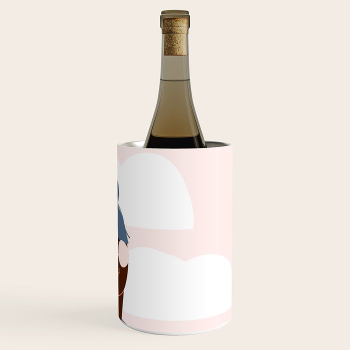 Abstract Woman - Messy Bun Wine Chiller Gallery Image 3