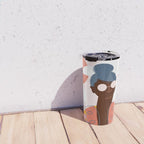 Abstract Woman - Messy Bun Travel Mug Gallery Image 4