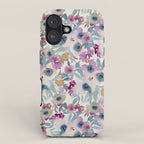 Abby Watercolor Florals iPhone Case Gallery Image 1