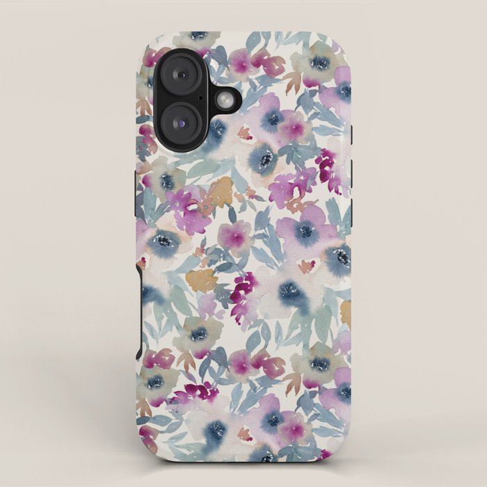 Abby Watercolor Florals iPhone Case Gallery Image 1