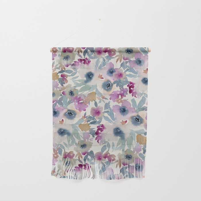 Abby Watercolor Florals Wall Hanging Gallery Image 1