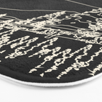Night Forest Linescape Bath Mat Gallery Image 3