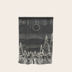 Night Forest Linescape Wall Hanging Gallery Image 1