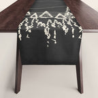 Night Forest Linescape Table Runner Gallery Image 1