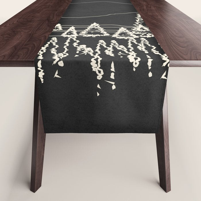 Night Forest Linescape Table Runner Gallery Image 1