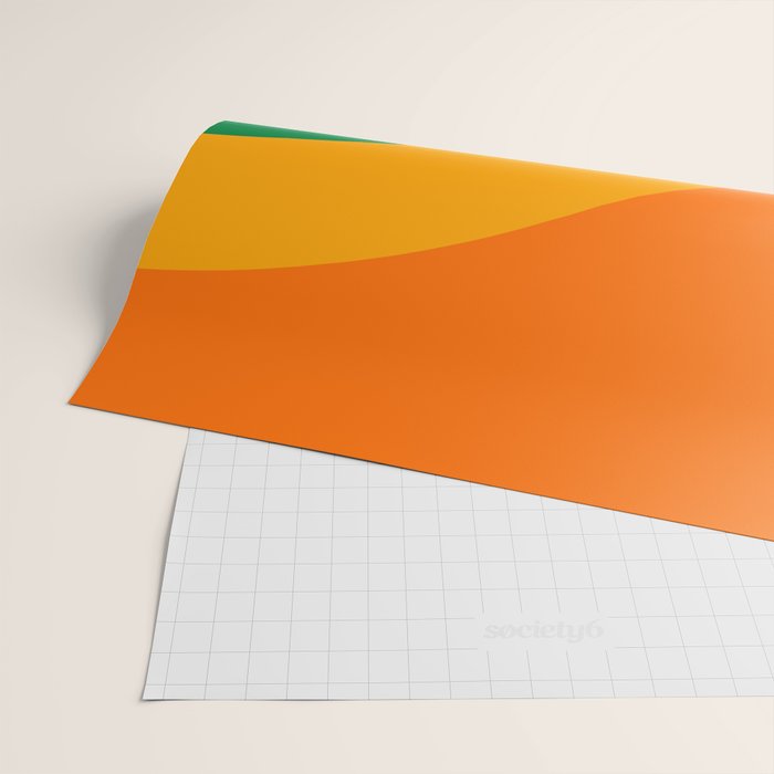 Citrus Bow Wrapping Paper Gallery Image 2