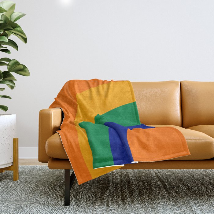 Citrus Bow Throw Blanket Gallery Image 1