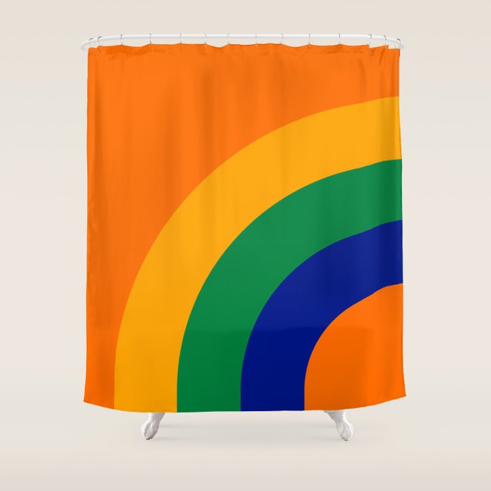 Citrus Bow Shower Curtain Gallery Image 1