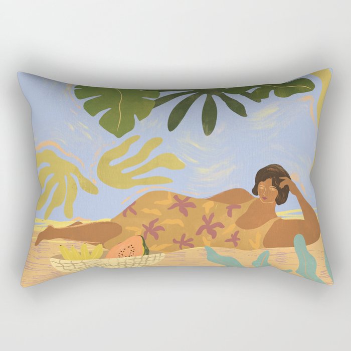 Another Lazy Day Rectangular Pillow Gallery Image 2