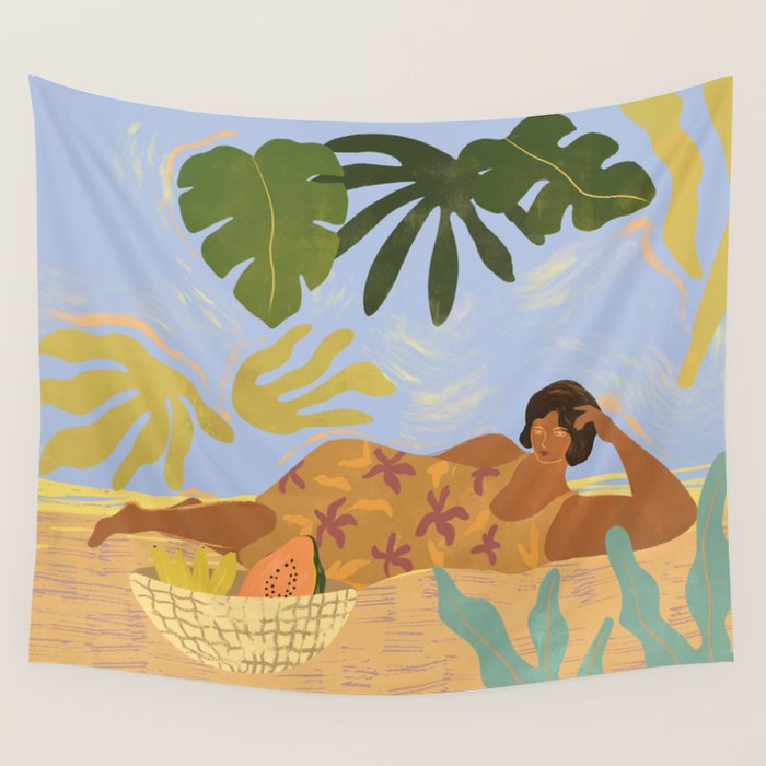 Another Lazy Day Wall Tapestry Gallery Image 4