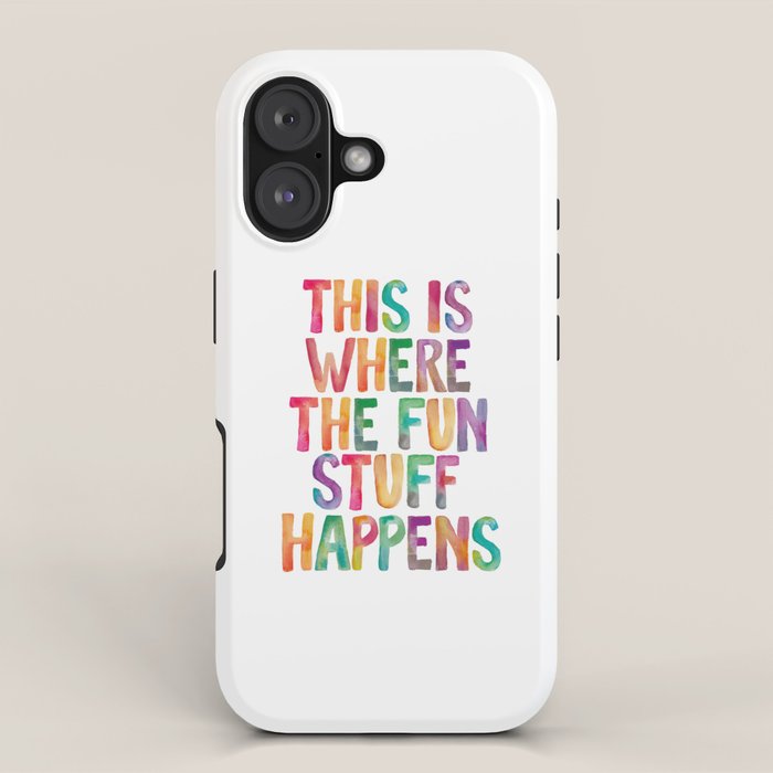 This is Where The Fun Stuff Happens iPhone Case Gallery Image 1