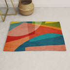 Colorful Unique Modern Playful Artwork Rug Gallery Image 1