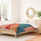 Colorful Unique Modern Playful Artwork Duvet Cover Gallery Image 2