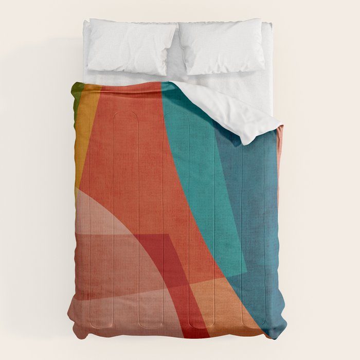 Colorful Unique Modern Playful Artwork Comforter Gallery Image 6