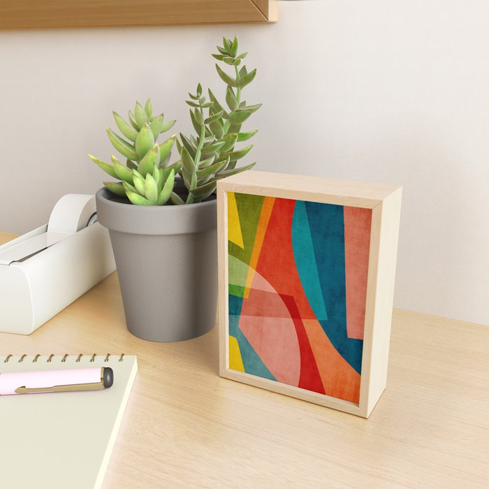 Colorful Unique Modern Playful Artwork Mini Art Print Gallery Image 2