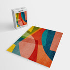 Colorful Unique Modern Playful Artwork Jigsaw Puzzle Gallery Image 2