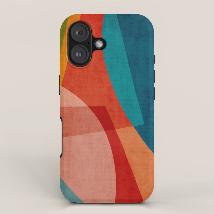 Colorful Unique Modern Playful Artwork iPhone Case Gallery Image 1