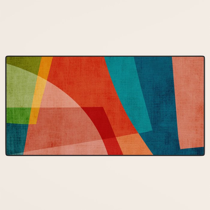 Colorful Unique Modern Playful Artwork Desk Mat Gallery Image 3