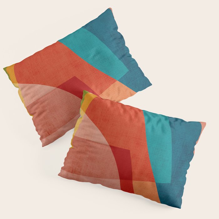 Colorful Unique Modern Playful Artwork Pillow Sham Gallery Image 3